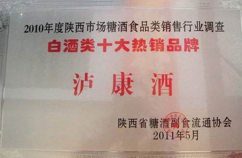 熱銷(xiāo)品牌證書(shū)